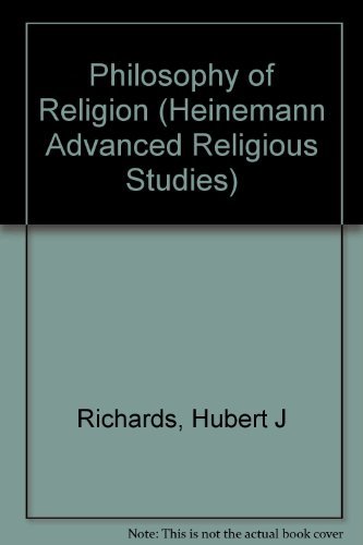 Beispielbild fr Heinemann Advanced Religious Studies: Philosophy of Religion zum Verkauf von WorldofBooks