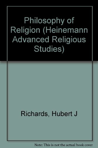 Imagen de archivo de Heinemann Advanced Religious Studies: Philosophy of Religion a la venta por WorldofBooks