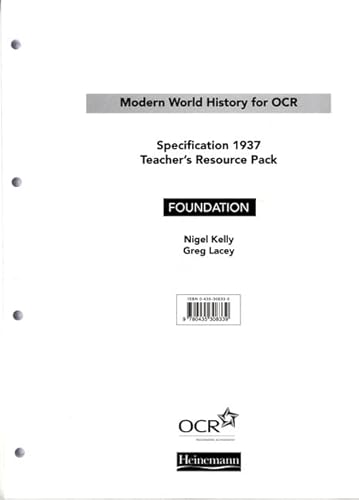 Modern World History OCR: Foundation Teacher's Resource Pack (Modern World History OCR) (9780435308339) by Lacey, Kelly