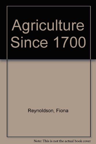 Stock image for Agriculture Since 1700 for sale by Richard Sylvanus Williams (Est 1976)