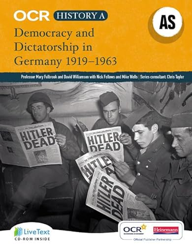 Stock image for OCR A Level History A: Democracy and Dictatorship in Germany 1919-1963 for sale by AwesomeBooks