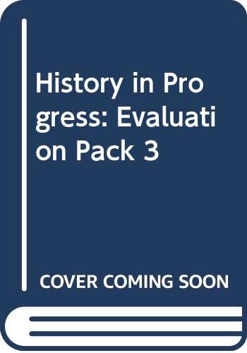 Imagen de archivo de History in Progress: Evaluation Pack 3 a la venta por Phatpocket Limited