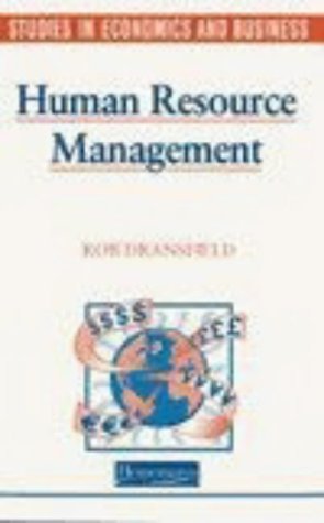 Beispielbild fr Studies in Economics and Business: Human Resource Management zum Verkauf von WorldofBooks