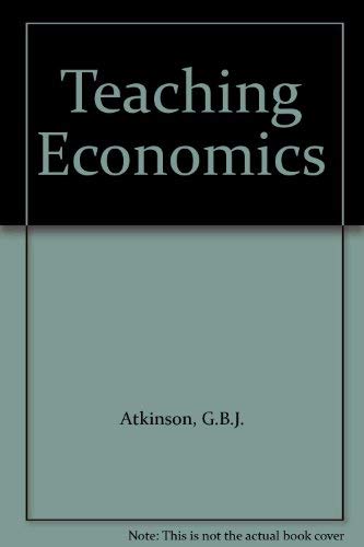Stock image for Teaching Economics for sale by WorldofBooks