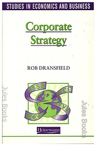 Beispielbild fr Studies in Economics and Business: Corporate Strategy zum Verkauf von WorldofBooks