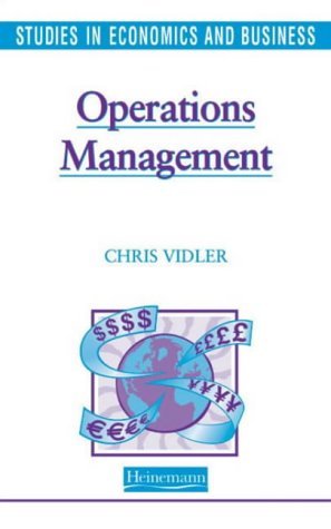 Studies in Economics and Business: Operational Management (9780435332259) by Chris Vidler