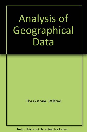 Stock image for The analysis of geographical data for sale by Cotswold Internet Books