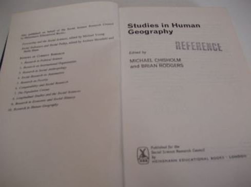 Studies in Human Geography