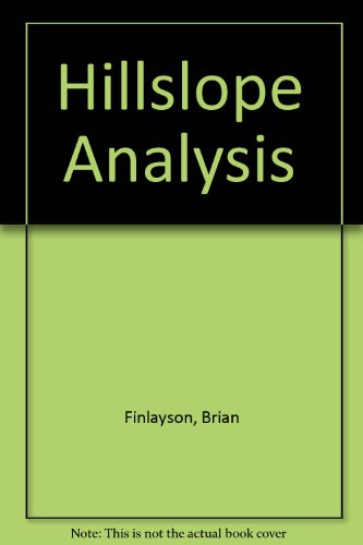 9780435352707: Hillslope Analysis