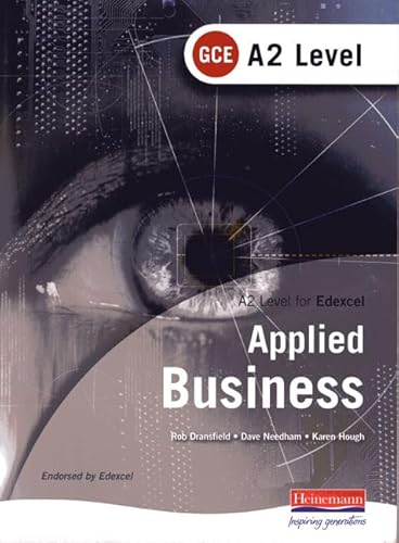 Imagen de archivo de A2 GCE in Applied Business for Edexcel a la venta por Revaluation Books