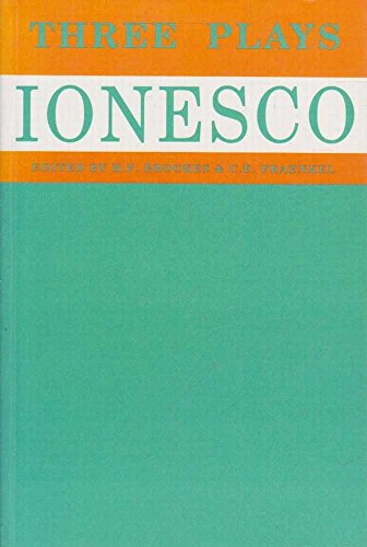 Imagen de archivo de Ionesco : Three Plays a la venta por Better World Books