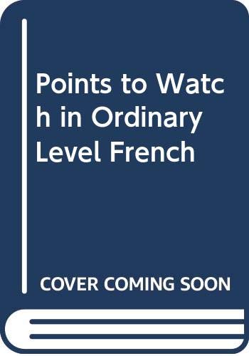 Imagen de archivo de Points to Watch in 0 Level French a la venta por Nerman's Books & Collectibles