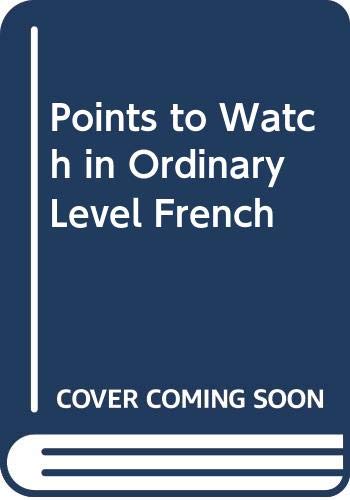 Stock image for Points to Watch in 0 Level French for sale by Nerman's Books & Collectibles