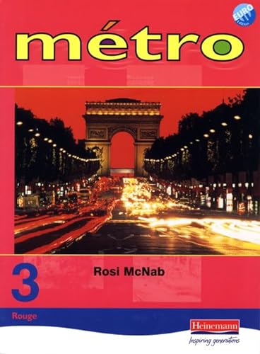 9780435379926: Metro 3 Rouge Pupil Book Euro Edition