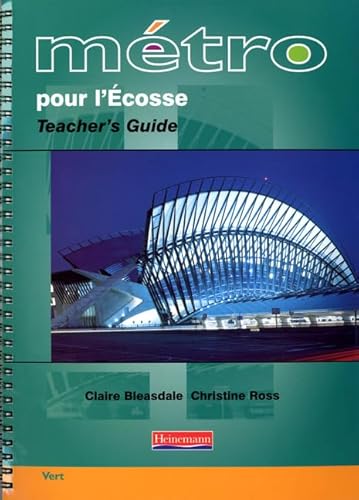 Imagen de archivo de Metro pour L'Ecosse Vert Teacher's Guide a la venta por WeBuyBooks