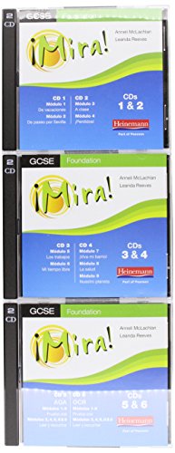 9780435396909: Mira AQA/OCR GCSE Spanish Foundation Audio CD Pack (AQA GCSE Mira)