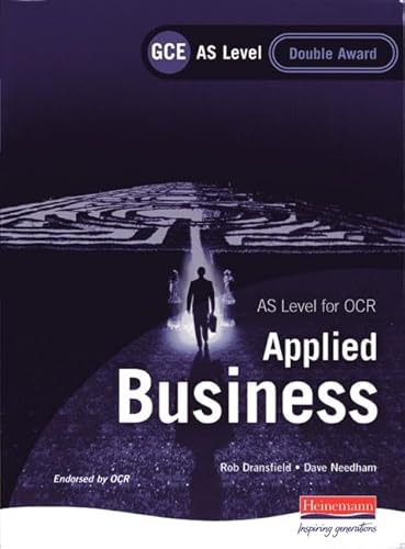 Beispielbild fr GCE AS Level Applied Business Double Award for OCR zum Verkauf von WorldofBooks