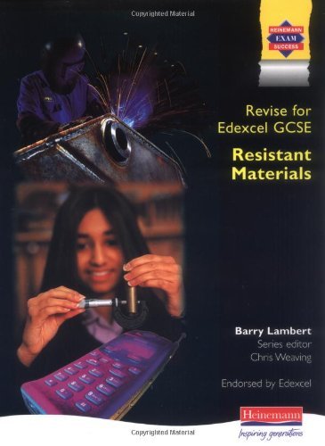 Beispielbild fr Revise for Edexcel GCSE Resistant Materials (GCSE Design and Technology for Edexcel: Resistant Materials) zum Verkauf von WorldofBooks