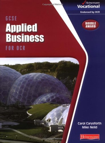 Imagen de archivo de GCSE Applied Business OCR: Student Book a la venta por Pearlydewdrops