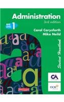 Administration Nvq 1 (9780435451684) by Carysforth, Carol; Neild, Mike