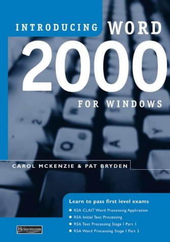 Imagen de archivo de Introducing Word 2000 for Windows a la venta por MusicMagpie