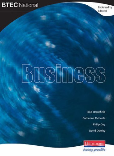 Btec National Business Student Book (9780435455354) by Robert Dransfield; Catherine Richards