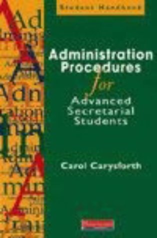 Imagen de archivo de Administration Procedures for Advanced Secretarial Students a la venta por WorldofBooks