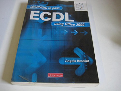 Beispielbild fr Learning to Pass ECDL Using Office 2000 (revised edition ) zum Verkauf von WorldofBooks