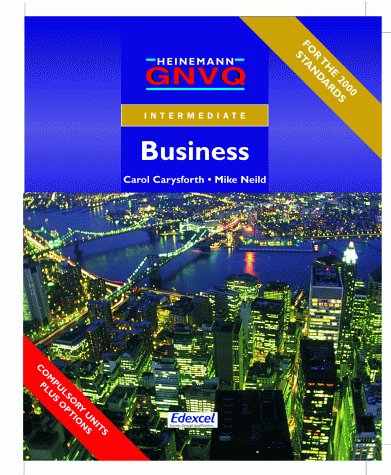 Beispielbild fr Intermediate GNVQ Business Student Book with Options (Gnvq Business Intermediate) zum Verkauf von AwesomeBooks