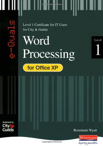 Beispielbild fr e-Quals Level 1 Office XP Word Processing (City & Guilds e-Quals Level 1) zum Verkauf von AwesomeBooks