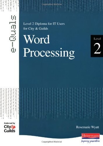 Beispielbild fr Word Processing Level 2 Diploma for IT Users for City and Guilds e-Quals Office 2000 (City & Guilds e-Quals Level 2) zum Verkauf von WorldofBooks