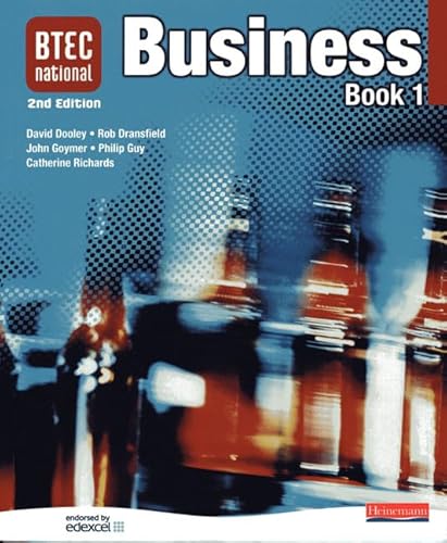 Imagen de archivo de BTEC National Business: Book 1: Student Bk. 1 a la venta por AwesomeBooks