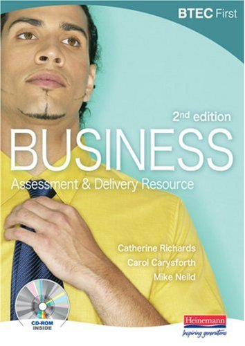 Imagen de archivo de BTEC First Business ADR and CD-ROM 2nd Edition a la venta por WorldofBooks