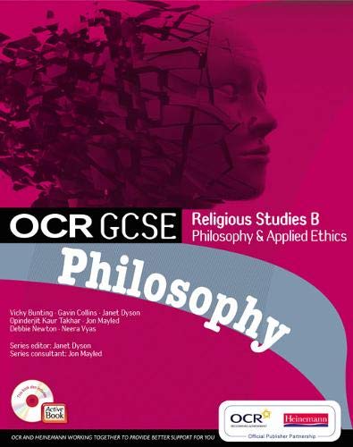Beispielbild fr OCR GCSE Religious Studies B: Philosophy Student Book with ActiveBook CDROM zum Verkauf von MusicMagpie