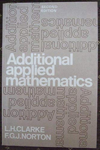 Stock image for Additional Applied Maths for sale by WorldofBooks