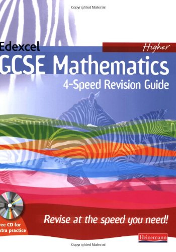 9780435533748: 4-Speed Revision for Edexcel GCSE Maths Linear Higher (Edexcel GCSE Maths 2006)