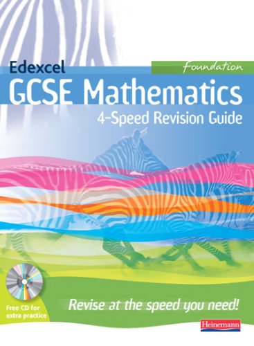 9780435533762: 4 Speed Revision for Edexcel GCSE Maths Linear Foundation (Edexcel GCSE Maths 2006)