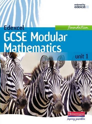 Imagen de archivo de Edexcel GCSE Modular Mathematics Foundation Unit 1 Student Book (old Unit 2): Foundation 2 Student Book (Edexcel GCSE Maths 2006) a la venta por Reuseabook