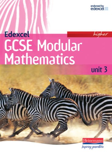 Immagine dell'editore per Edexcel GCSE Modular Mathematics Higher Unit 3 Student Book (old Unit 4) (Edexcel GCSE Maths 2006) venduto da Goldstone Books