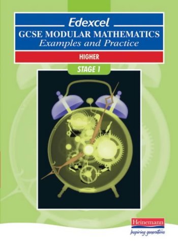 Beispielbild fr Edexcel GCSE Modular Maths Higher Stage 1 Examples & Practice (Pre 2006 Edexcel GCSE Modular Mathematics) zum Verkauf von WorldofBooks