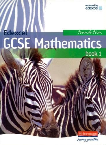 9780435536183: Edexcel GCSE Maths Foundation Student Book Part 1