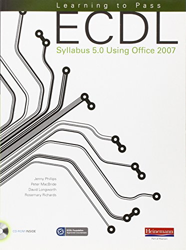 Imagen de archivo de Learning to Pass ECDL Syllabus 5.0 Using Office 2007 a la venta por AwesomeBooks