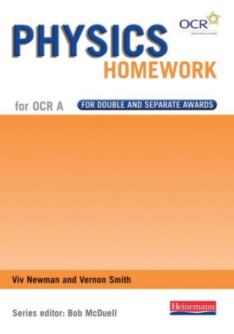 Stock image for GCSE Science for OCR A Physics Homework Book for sale by AwesomeBooks