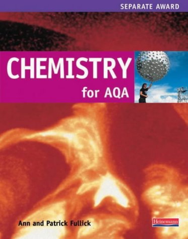 Beispielbild fr Chemistry for Aqa Separate Award zum Verkauf von Better World Books Ltd