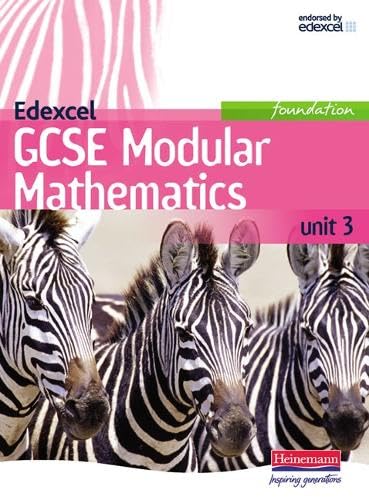 Imagen de archivo de Edexcel GCSE Modular Mathematics: Foundation Unit 3 (Edexcel GCSE Modular Mathematics for 2006) (Edexcel GCSE Maths 2006) a la venta por Bahamut Media