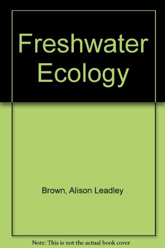 Beispielbild fr Freshwater Ecology zum Verkauf von Phatpocket Limited