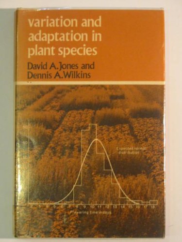 Beispielbild fr Variation and Adaptation in Plant Species zum Verkauf von Better World Books