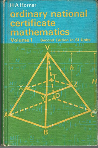 Stock image for Ordinary National Certificate Mathematics: v. 1 for sale by WorldofBooks