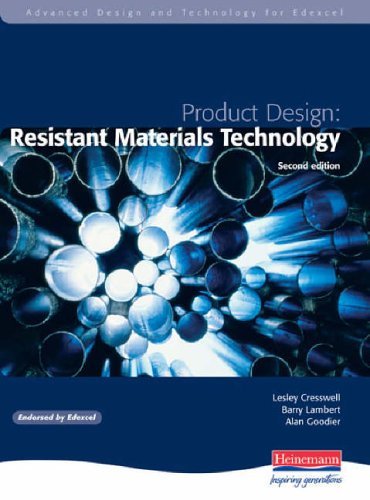 Stock image for Advanced Design and Technology for Edexcel Product Design: Resistant Materials (Advanced D&T for Edex Product Design - Resistant Materials Tech: 2 Ed) for sale by AwesomeBooks