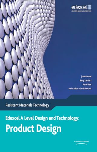 9780435757786: A Level Design and Technology for Edexcel: Product Design: Resistant Materials (Edex a Level D&t: Product Design - Resistant Materials Tech)